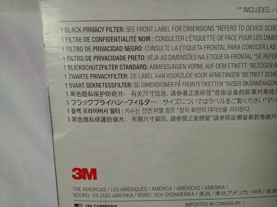 3M Frameless Blackout Privacy Filter for 23  Widescreen Monitor  16:9 - Image 4 of 4