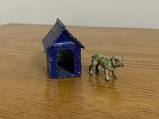 Johillco Doghouse & Dog Vintage Metal Toy Figures OA-83