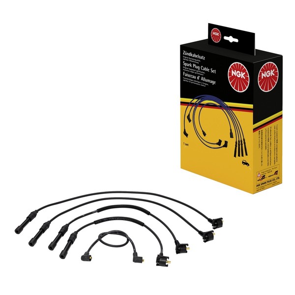 ZüNdleitungssatz 5 Kabel Schwarz Ngk Aftermarket-Expertise FüR U.A. Ford Scorpio-image