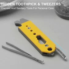 Kizer Cutlery Pac-Bar Rulers Toothpick Tweezers Prybar Bottle Opener Phillips