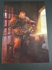Warhammer 40k Horus Heresy A3 Art Print Primarch Angron Worldeaters