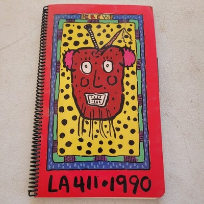 LA 411 1990 Crew Vintage Hollywood Film TV Production Directory Book