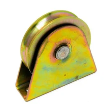 Aleko WHEEL4INCHVG-UNB 4 in. V-Groove Wheel for Sliding Gates V-Profile Tracks