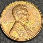 1957 Lincoln Cent • BU+ Uncirculated to AU • Philadelphia Mint • Semi-Key Wheat