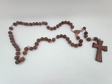 Rosario Lourdes In legno Antico Da muro 155 Cm - Anni 50 60