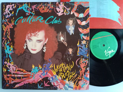 CULTURE CLUB GREEK VINYL LP WAKING UP WITH THE HOUSE ON FIRE BOY GEORGE