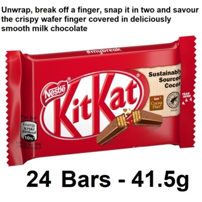 Kit Kat 4 Finger - Packung mit 24 Riegeln - zeitlich begrenztes Angebot
