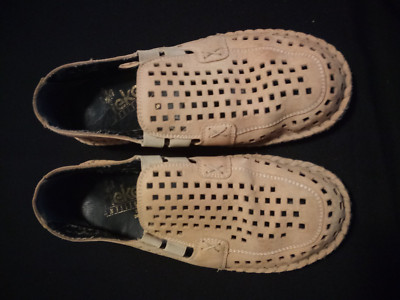 RIEKER Antistress Comfort Shoes Brown Leather Women's Flats Size US 6.5