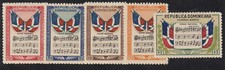 Dominican Republic - 1945 - SC C57-61 - NH/LH - Complete set