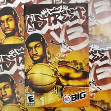 NBA Street V3 PS2 PlayStation 2 Instruction Manual Only