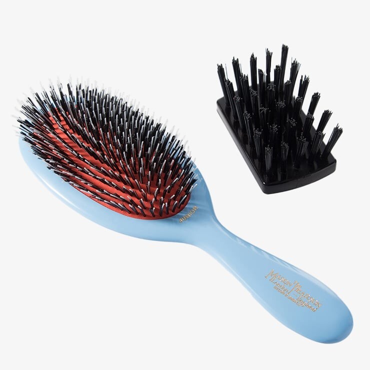 土日限定値引き!【新品未開封】MASON PEARSON JUNIOR MIX MASON PEARSON JUNIOR MIX BLUE Comes with cleaning brush from