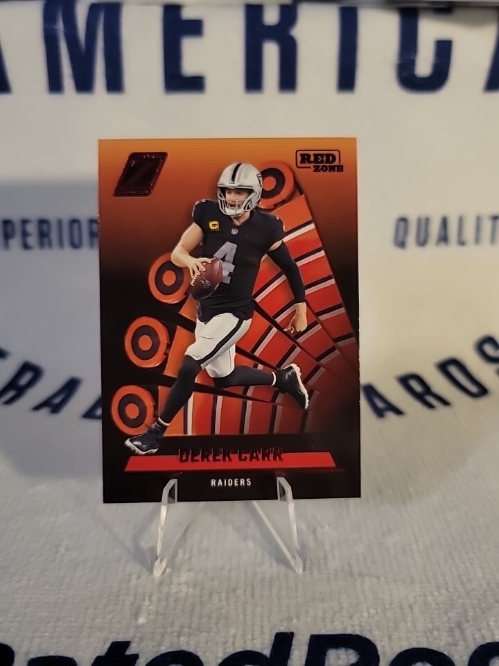 2022 Panini Zenith Red Zone Derek Carr Las Vegas Raiders #83