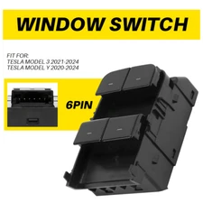 Power Window Control Switch For Tesla Model 3 Y 2020-2024 Car Left Driver Side
