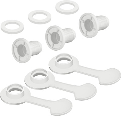 3 Sets Cooler Drain Plug Assembly for Coleman Xtreme Coolers - 1.1 Shaft Length