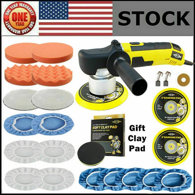 6" Dual Action Orbital Car Polisher DA Buffer Polishing Sponge