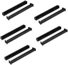 Gedotec 5x DVD / CD-Ständer selbstklebend CD-Halter für 24 CDs schwarz