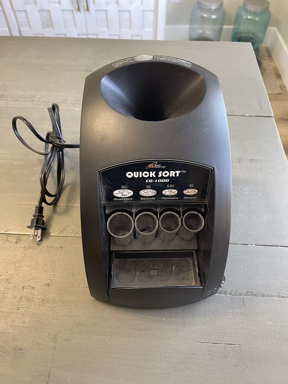 Royal Sovereign Quick Sort CO1000 Coin Sorter Tested And Working eBay