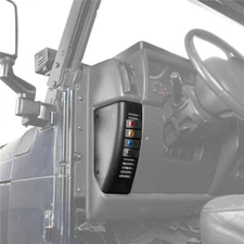 Fit Jeep Wrangler TJ 1997-2006 Pillar Light Switch Pod Panel w/ 4X Rocker Switch