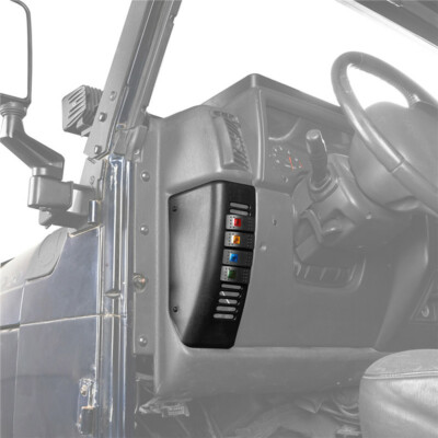 #ad Fit Jeep Wrangler TJ 1997 2006 Pillar Light Switch Pod Panel w 4X Rocker Switch $21.59