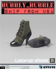 1/6 Ankle Boots HOLLOW For 12" PHICEN Hot Toys JIAOU VERYCOOL Female Figure  USA  