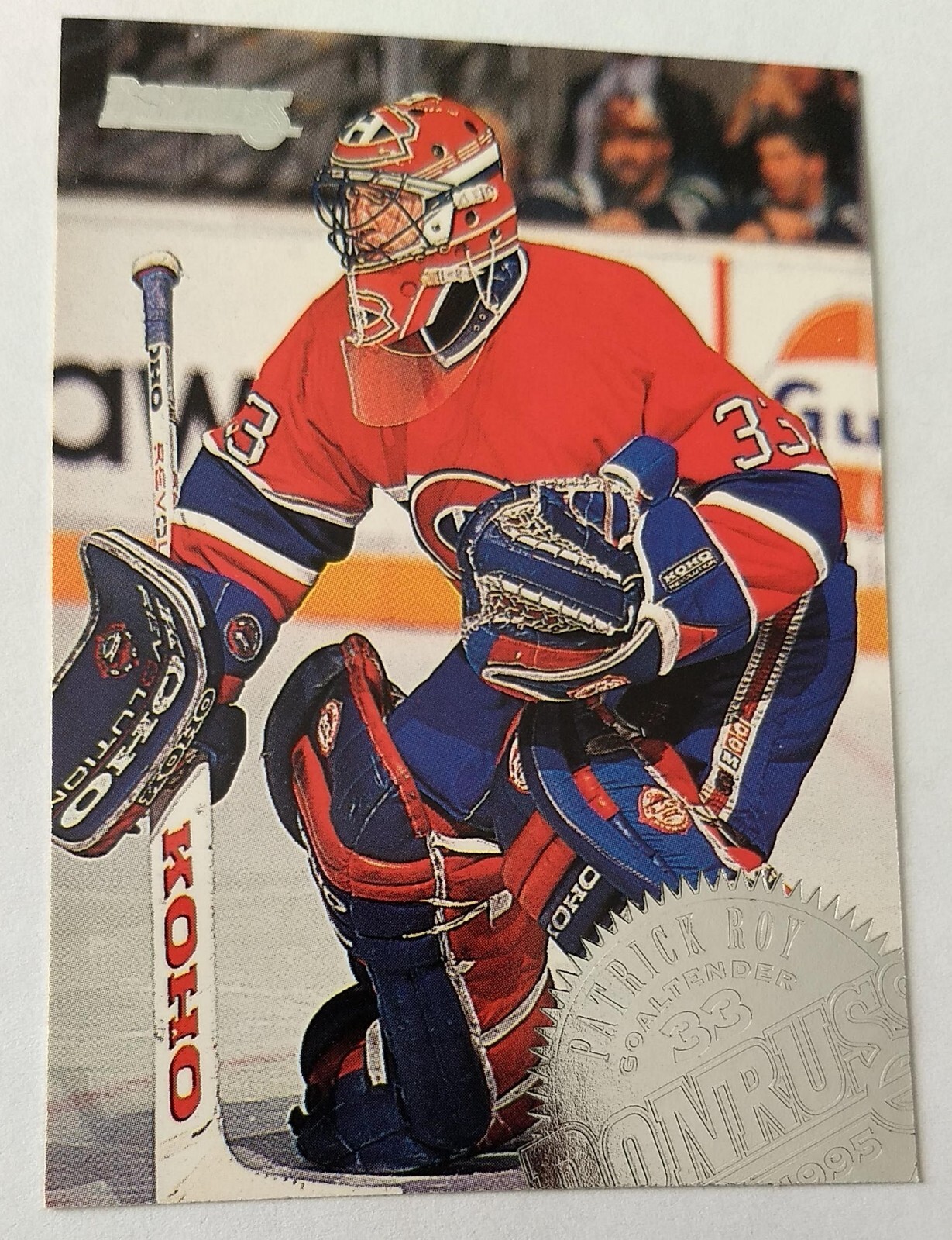 PATRICK ROY, 1994-95 DONRUSS #328, CANADIENS