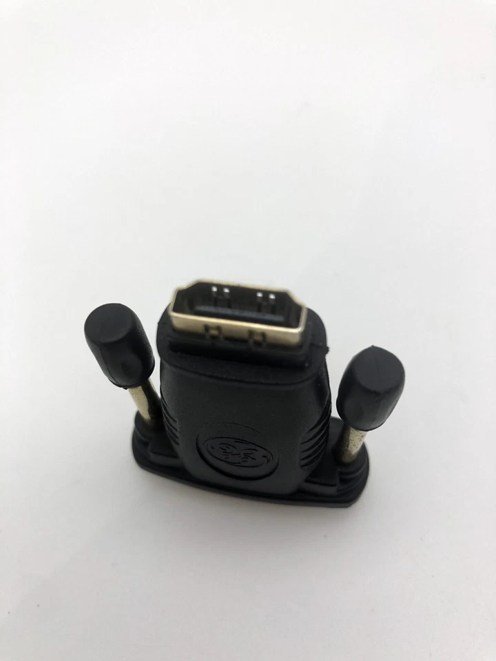 G.E. Adaptador de pantalla de monitor HDTV macho a HDMI hembra DVI-D para proyector nítido Foto 3 de 4