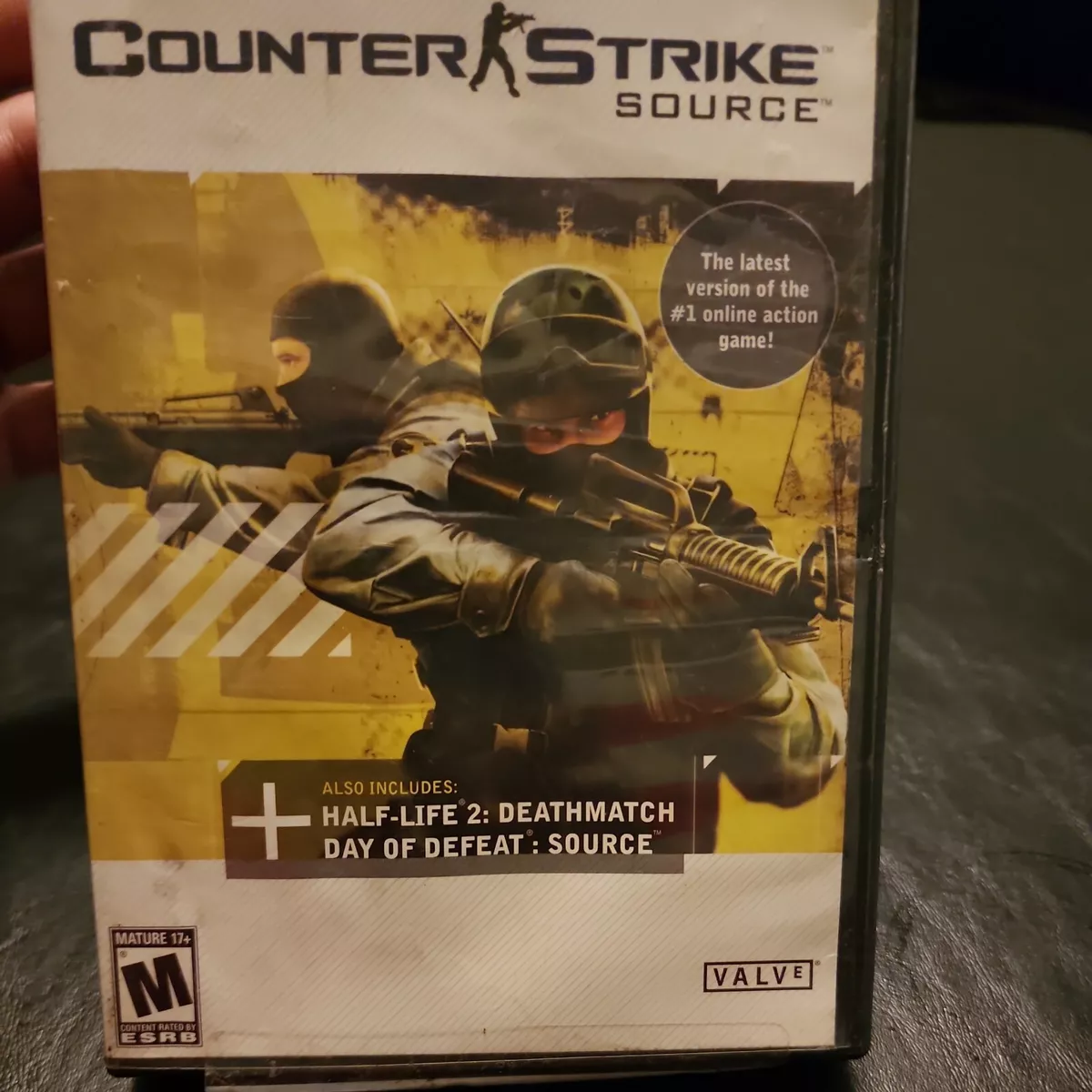 Counter Strike Source PC Game w/ Half Life 2: Deathmatch 4 Discs  14633098396