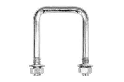 DROMET Bügelschraube M12 95x62 mm U-Bolzen verzinkt für PKW-Anhänger Stütze