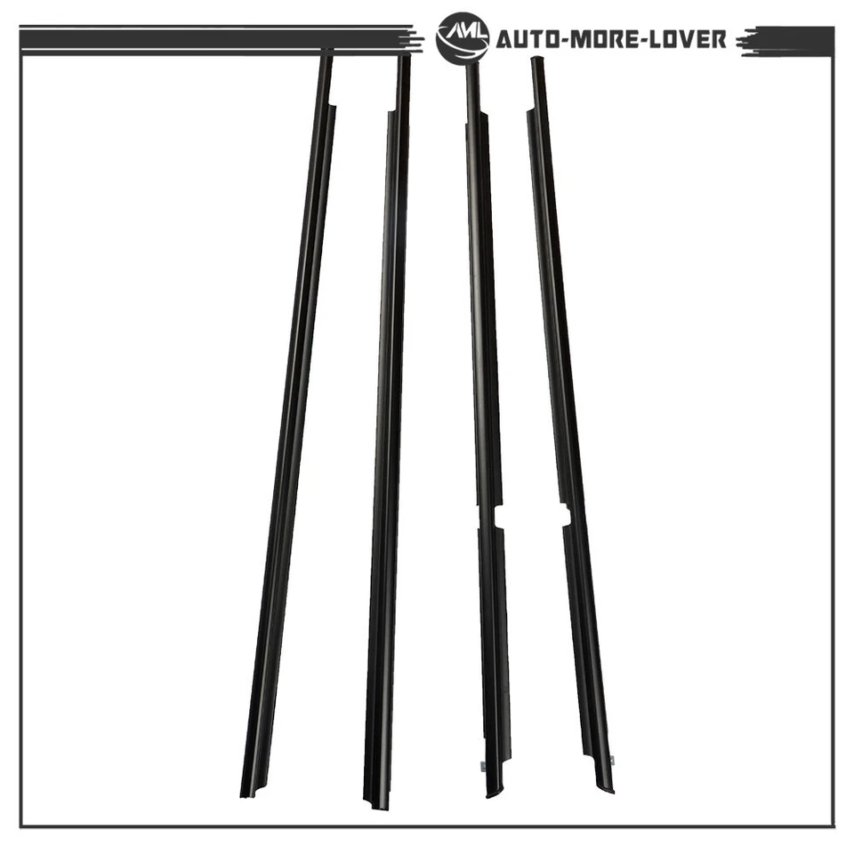 Moldura de cinturón de sellado de tira climática para ventana exterior de coche Toyota 4Runner 2003-2009 Foto 4 de 4