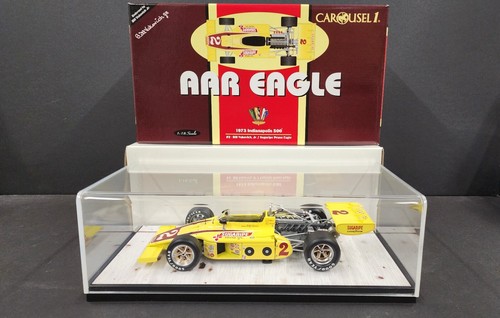 CAROUSEL 1 AAR EAGLE #2 BILL VUKOVICH JR. SUGARIPE PRUNE EAGLE 1/18 W/ CASE SR