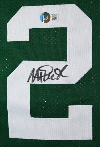 Magic Johnson Autographed Green Jersey #2-Beckett W Hologram *Black - Picture 2 of 5