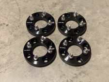 Used 25mm 4x108 To 4x100 Wheel Adapters Set Of 4 Billet Spacers 12x1.5 Stud Used 25mm 4x108 To 4x100 Wheel Adapters Set Of 4 Billet Spacers 12x1.5 Stud