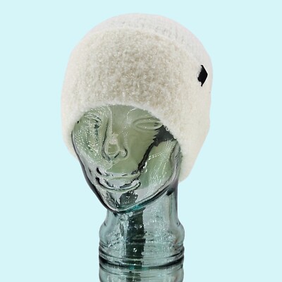 BUNDLE - 2 All Saints Hats Beanies Chalk & Black Teddy Bear Wool & Alpaca Blend BUNDLE - 2 All Saints Hats Beanies Chalk & Black Teddy Bear  main image 2