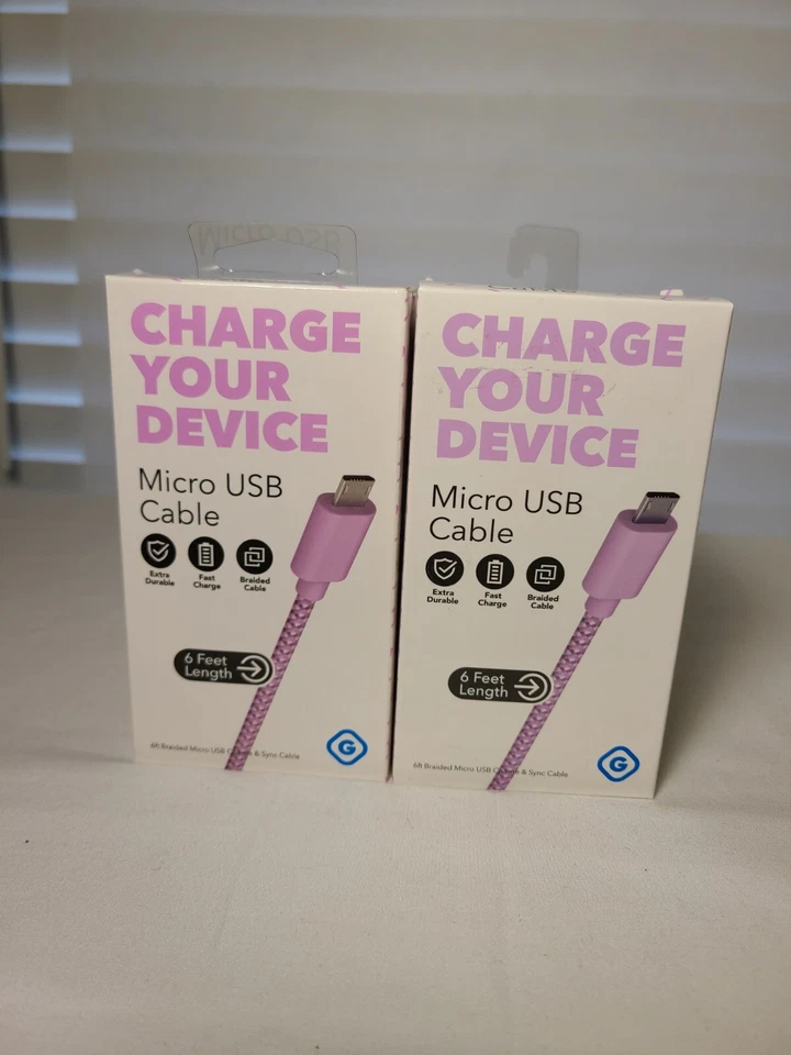 12 Pack 6ft Micro USB Fast Charger Data Sync Cable Cord for Samsung Android LG - Image 3 of 4