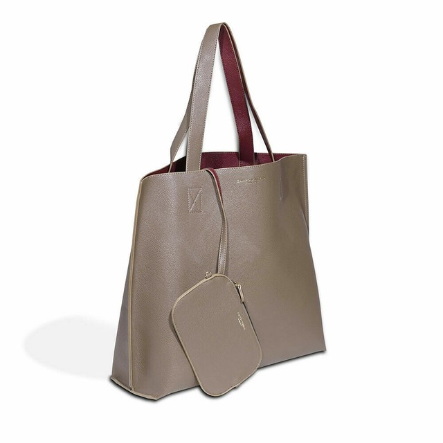 CAMPO MARZIO ROMA Borsa a spalla Rainbow Rosso ciliegia + tracolla e  pochette EUR 85,00 - PicClick IT