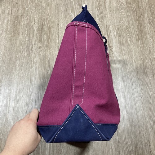 LL Bean Tote Bag Travel Beach Shopping Picnic Boat And Tote Canvas Pool Bag - Picture 7 of 14