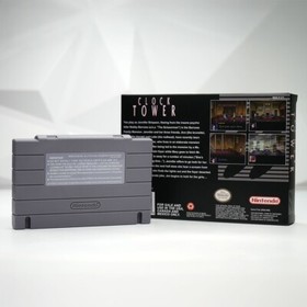 Clock Tower SNES Super Nintendo English Translation Rare Video Game NIB Famicom