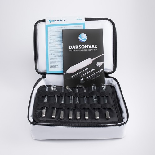 Tesla Violet ray wand High frequency machine skin care 220 in CASE 11 probes - Picture 10 of 23
