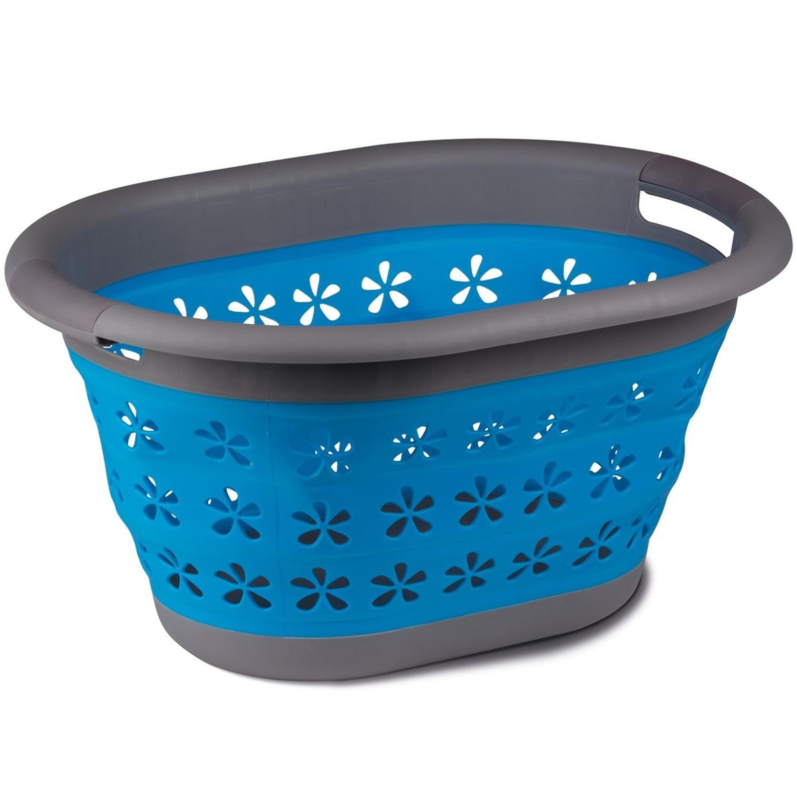 KAMPA COLLAPSIBLE LAUNDRY BASKET CAMPING CLOTHES CARAVAN CAMPERVAN POP UP FOLD