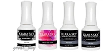 KIARA SKY_GEL ESSENTIALS_ NON WIPE TOP COAT/TOP COAT/LED/UV TOP COAT/BASE COAT !