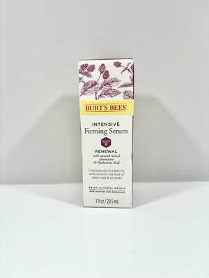 Burt's Bees Intensive Firming Serum with Natural Retinol 1 fl oz NEW