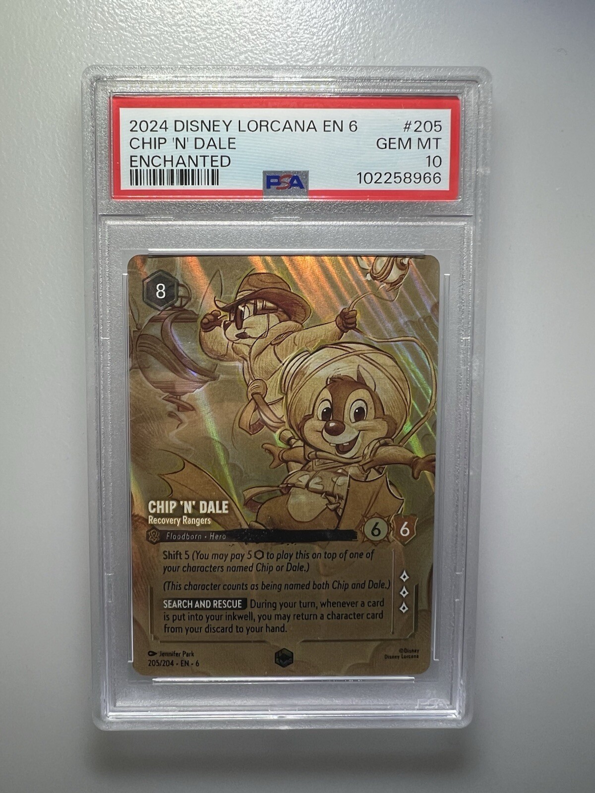 Chip 'N' Dale - Recovery Rangers 2024 Azurite Sea #205/204