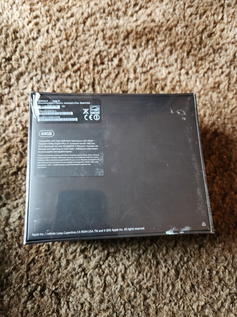 Apple TV (4th Generation) 64GB HD Media Streamer - A1625 for sale