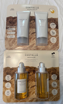 SKIN1004 Madagascar Centella Soothing Cream (2 Pack)  + AMPOULE (2 Pack)