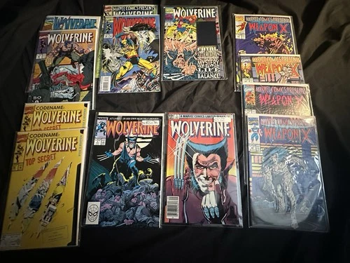 Weapon X & Wolverine LOT #1, 50, 75 + MORE (Marvel Comics Vintage)