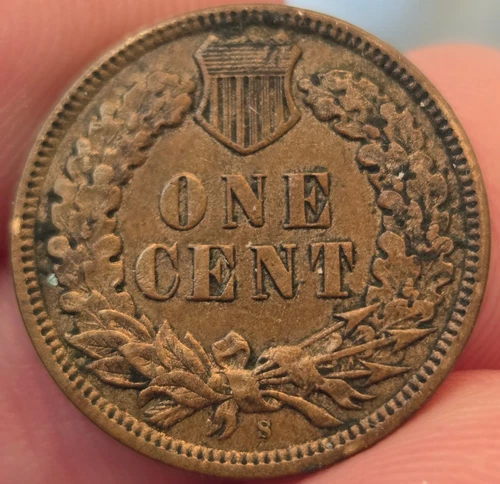 1908-S Indian Cent XF semi key date