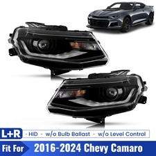 For 2016-2024 Chevy Camaro Hidxenon Headlights Wo Bulbs Wo Ballast Lr Pair