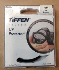 Tiffen 72mm UV Protector Glass Filter.
