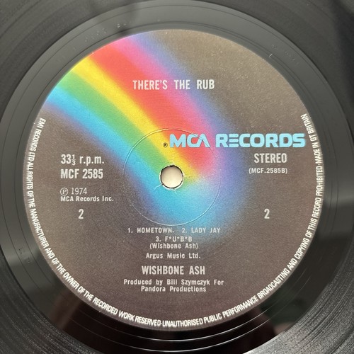 WISHBONE ASH There's The Rub EX+/EX 1974 UK vinyl LP 1st Press A1U/B1U MCF-2585 - Picture 8 of 8