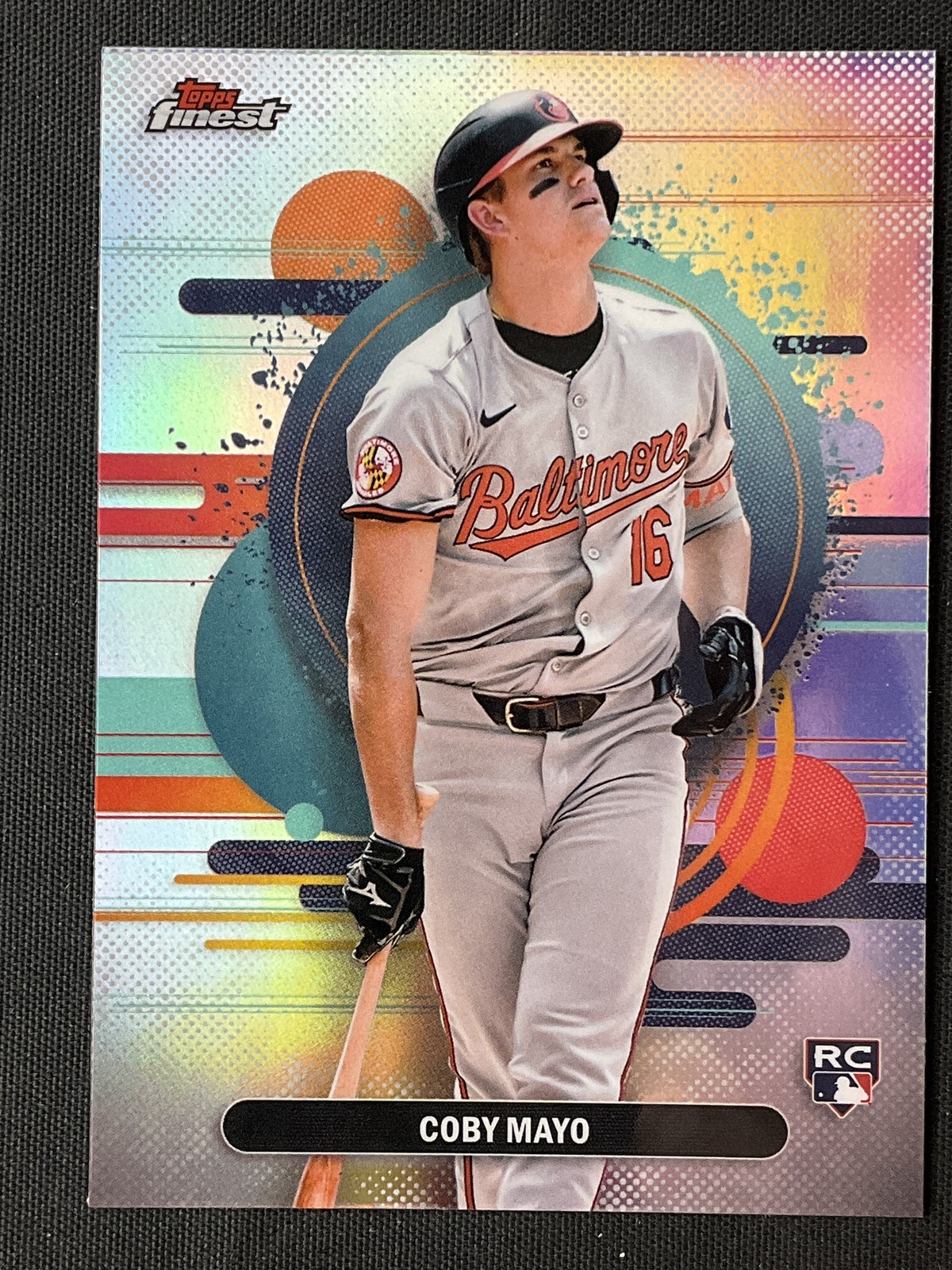 2025 Topps Finest #188 Coby Mayo Baltimore Orioles Refractor RC